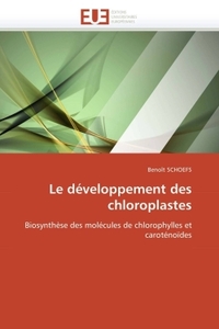 Le développement des chloroplastes