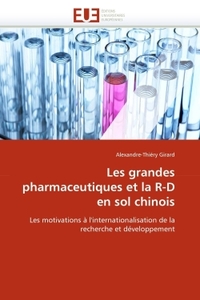 Les grandes pharmaceutiques et la r-d en sol chinois