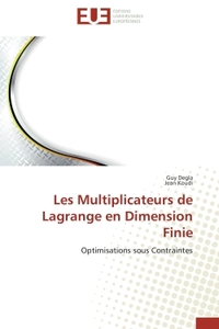 Les multiplicateurs de lagrange en dimension finie