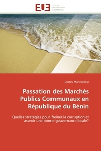 Passation des marchés publics communaux en république du bénin
