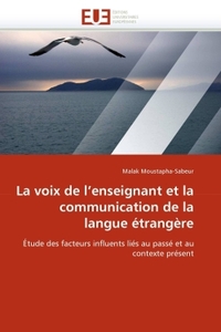 La voix de l''enseignant et la communication de la langue étrangère