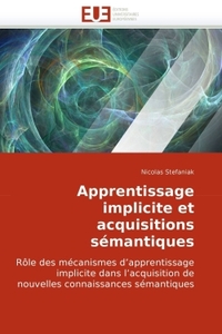 Apprentissage implicite et acquisitions sémantiques