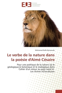 Le verbe de la nature dans la poésie d'aimé césaire