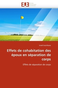Effets de cohabitation des époux en séparation de corps