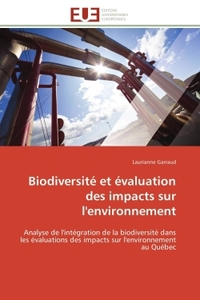 Biodiversité et évaluation des impacts sur l'environnement