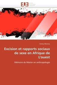 Excision et rapports sociaux de sexe en afrique de l'ouest