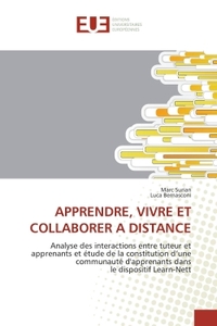 APPRENDRE, VIVRE ET COLLABORER A DISTANCE