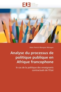 Analyse du processus de politique publique en afrique francophone