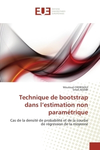 Technique de bootstrap dans l'estimation non paramétrique