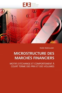 Microstructure des marchés financiers