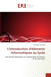 L'introduction d'éléments informatiques au lycée