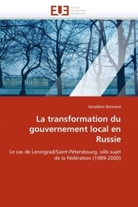 La transformation du gouvernement local en russie
