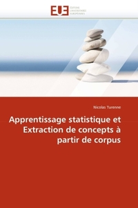 Apprentissage statistique et extraction de concepts à partir de corpus