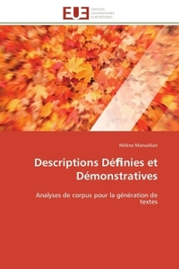 DESCRIPTIONS DE NIES ET DEMONSTRATIVES