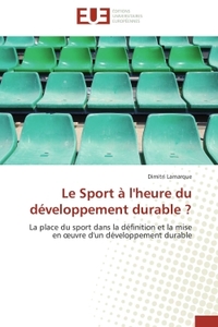 Le sport à l'heure du développement durable ?