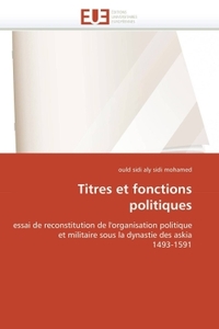 Titres et fonctions politiques