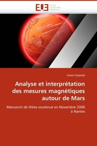 Analyse et interprétation des mesures magnétiques autour de mars