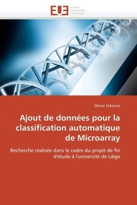 Ajout de données pour la classification automatique de microarray