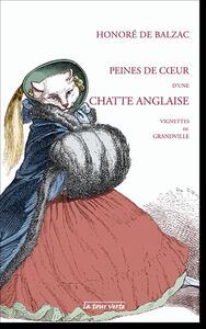 Peines de coeur d'une chatte anglaise