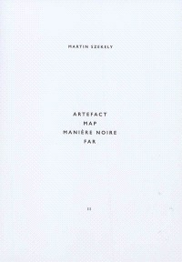 ARTEFACT, MAP, MANIERE NOIRE, FAR