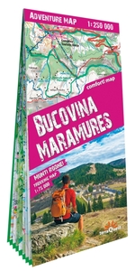 Bucovine, Maramures 1/250 000 (carte grand format laminée d'aventure tQ) Bucovina, Maramures - A