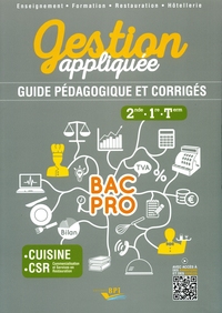 GESTION APPLIQUEE BAC PRO - 2NDE-1RE-TERM. PROFESSEUR