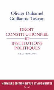 Droit constitutionnel et institutions politiques