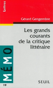 Les grands courants de la critique littéraire