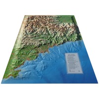 CARTE EN RELIEF DES ALPES MARITIMES