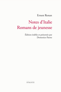 Notes d'Italie, Romans de jeunesse