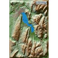 CARTE EN RELIEF D'ANNECY