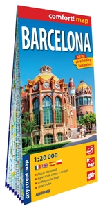 Barcelone 1/20.000 (carte grand format laminée - plan de ville). Barcelona