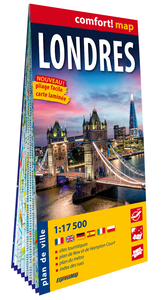 Londres 1/17.500 (carte grand format laminée - plan de ville)