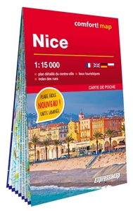 Nice (carte poche format laminée - plan de ville)