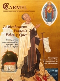 LE BIENHEUREUX FRANCOIS PALAU Y QUER - DECEMBRE 2012 N 146
