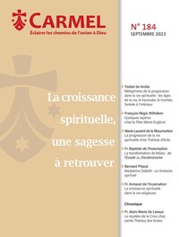 La croissance spirituelleÂ : une sagesse à retrouver