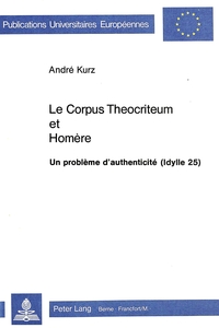 LE CORPUS THEOCRITEUM ET HOMERE