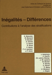 INEGALITES-DIFFERENCES