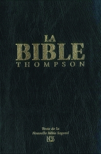 LA BIBLE THOMPSON - SOUPLE, NOIR ET OR