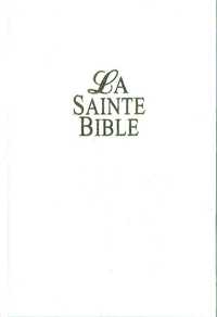 BIBLE VIE COUVERTURE RIGIDE BLANCHE