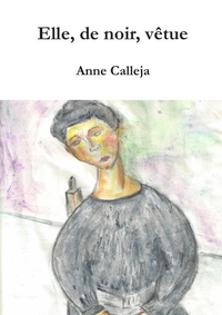 Elle, de noir, vêtue
