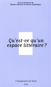 Qu'est-ce qu'un espace littéraire?