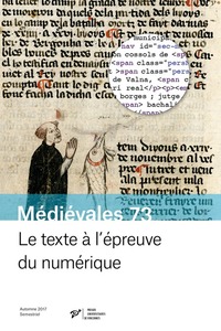 Le texte à l'épreuve du numérique