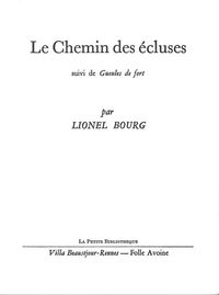 Le Chemin des écluses