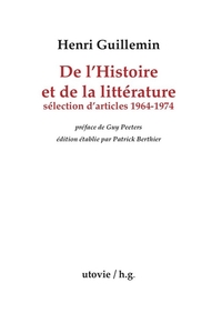 De l'Histoire et de la littérature