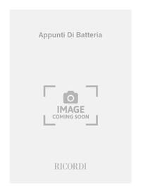 APPUNTI DI BATTERIA BATTERIE