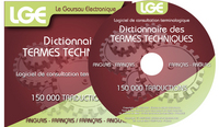 LE GOURSAU ELECTRONIQUE DES TERMES TECHNIQUES FRANCAIS/ANGLAIS - ANGLAIS/FRANCAIS