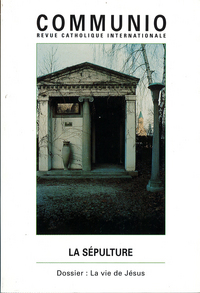 La sépulture - Communio T XX /2 n° 118 mai 1995