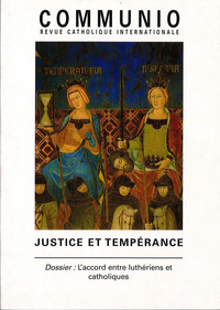 Justice et tempérance - Communio T XXV / 5 no 151 sept-oct 2000