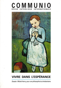 Vivre dans l'espérance - communio T XXI/5 n° 127, oct. 1996